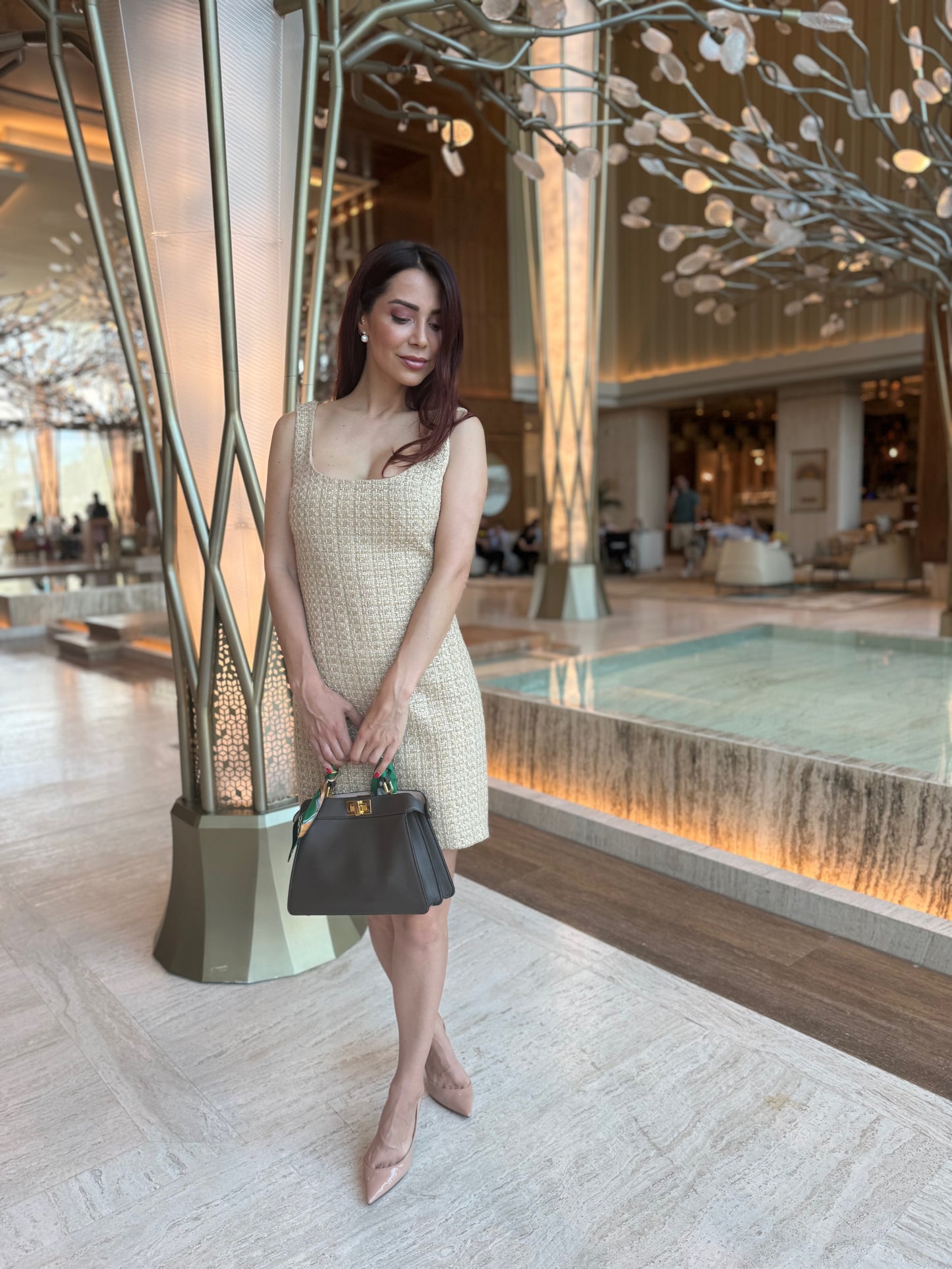 Haute Couture Golden Dress